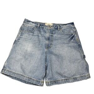 BDG Urban Outfitters Mens‎ Light Wash Denim Carpenter Shorts Blue Size 34